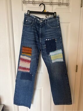 Marni men’s patchwork jeans